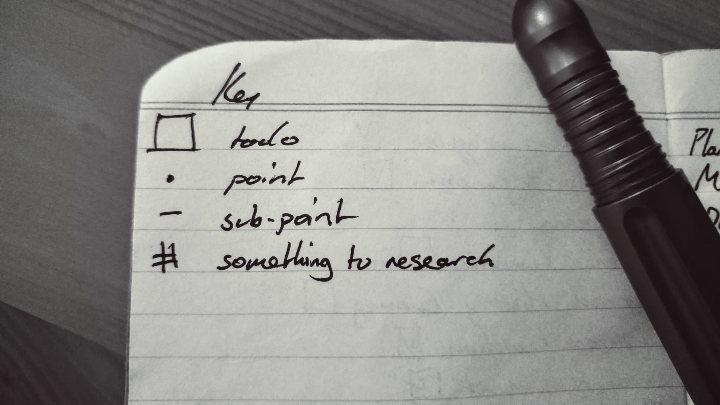 Note Taking Method